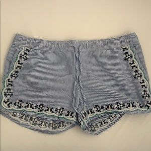 Vineyard Vines Embroidered Striped Shorts, Large